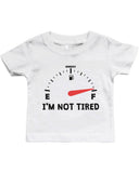 Daddy and Baby Matching White T-Shirt / Bodysuit Combo - I Am Not Tired