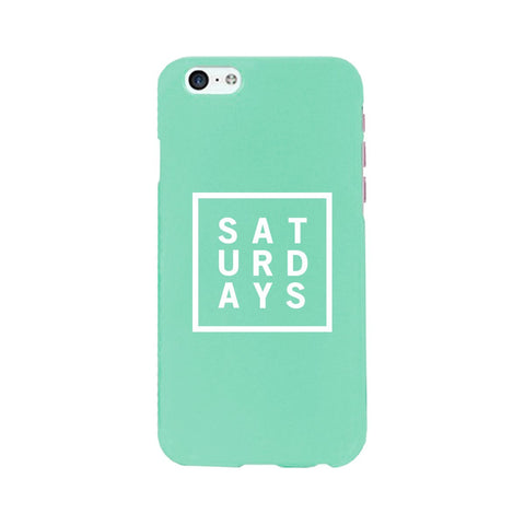 Saturday Mint Phone Cases For Apple, Samsung Galaxy, LG, HTC Gift Ideas