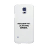 I'm Awake White Ultra Slim Cute Phone Cases For Apple, Samsung Galaxy, LG, HTC