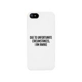 I'm Awake White Ultra Slim Cute Phone Cases For Apple, Samsung Galaxy, LG, HTC