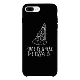 Home Where Pizza Black Ultra Slim Phone Cases For Apple, Samsung Galaxy, LG, HTC