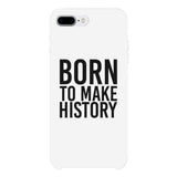 Born To Make White Inspirational Quote Phone Cases For Apple, Samsung Galaxy