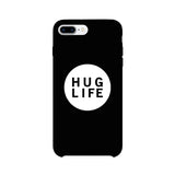 Hug Life Black Sleeveless Black Phone Case
