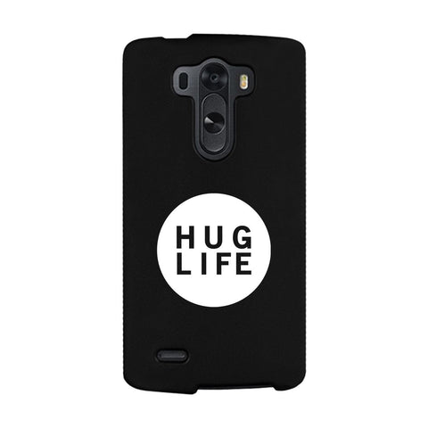 Hug Life Black Sleeveless Black Phone Case