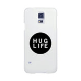 Hug Life Black Sleeveless White Phone Case