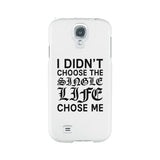 Single Life Chose Me White Phone Case