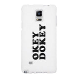 Okey Dokey Black Cute Design Graphic Phone Case