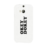 Okey Dokey Black Cute Design Graphic Phone Case