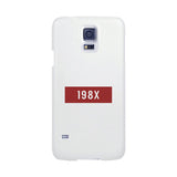198X Black Cute Phone Case Born in 80s Funny Gift Idea