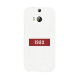 198X Black Cute Phone Case Born in 80s Funny Gift Idea