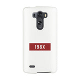 198X Black Cute Phone Case Born in 80s Funny Gift Idea