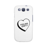 Feeling Empty Heart Graphic Unique Design Black Phone Case