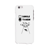 Single Taken Alien Black Phone Case Funny Graphic Case
