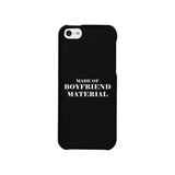 Boyfriend Material Black Cute Phone Cover Gift For Him