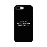 Boyfriend Material Black Cute Phone Cover Gift For Him