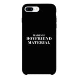 Boyfriend Material Black Cute Phone Cover Gift For Him