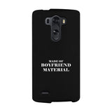 Boyfriend Material Black Cute Phone Cover Gift For Him