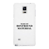 Boyfriend Material Black Cute Phone Case For Gift Idea