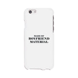 Boyfriend Material Black Cute Phone Case For Gift Idea