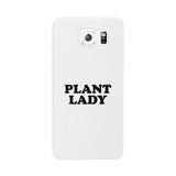 Plant Lady White Phone Case Simple Letter Printed Gifts For Her