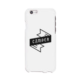 Camper White Phone Case Trendy Design Gifts For Mountain Lovers