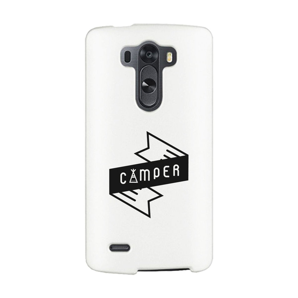 Camper White Phone Case Trendy Design Gifts For Mountain Lovers