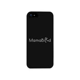 MamaBird Black Phone Case Cute Design Unique Gifts For New Moms