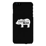 Mama Bear Black Phone Case Unique Design Gifts For Baby Shower
