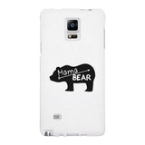 Mama Bear White Phone Case Unique Design Gifts For Baby Shower