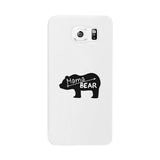 Mama Bear White Phone Case Unique Design Gifts For Baby Shower