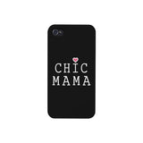 Chic Mama Black Phone Case Lovely Design Gifts For Mothers Day