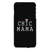 Chic Mama Black Phone Case Lovely Design Gifts For Mothers Day
