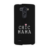 Chic Mama Black Phone Case Lovely Design Gifts For Mothers Day