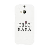 Chic Mama White Phone Case Lovely Design Gifts For Mothers Day