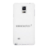 Mamasaurus White Phone Case Perfect Gift Ideas For Mom of Boys