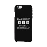 Nerdy Periodically Black Phone Case
