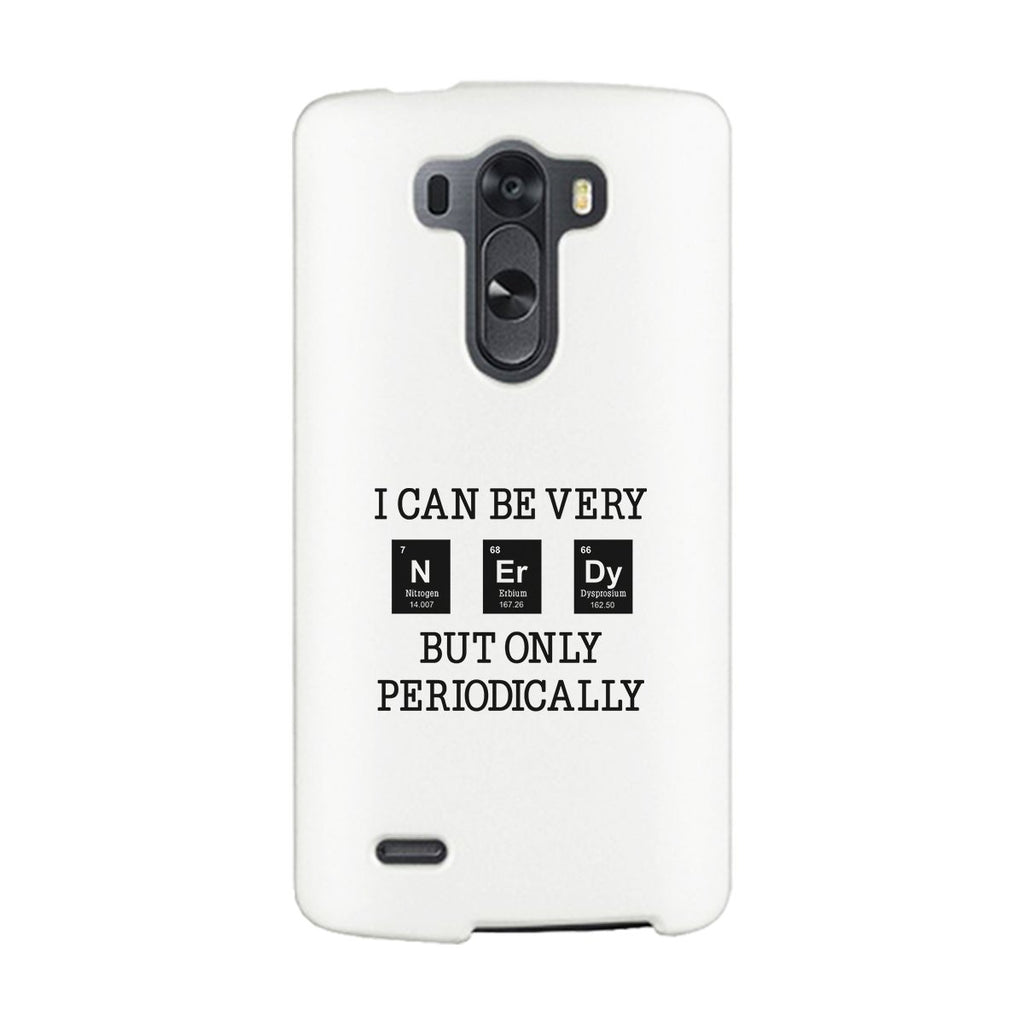 Nerdy Periodically White Phone Case