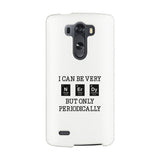 Nerdy Periodically White Phone Case