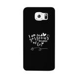 I Am So Gorgeous Because Of Her Black Phone Case