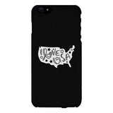 I Love USA Black Phone Case