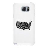 I Love USA White Phone Case