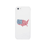 Happy Birthday Usa White Phone Case