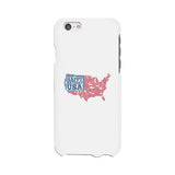 Happy Birthday Usa White Phone Case