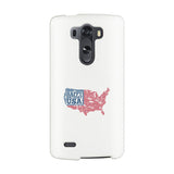 Happy Birthday Usa White Phone Case