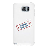 Born In The Usa White Phone Case