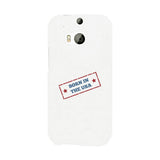 Born In The Usa White Phone Case