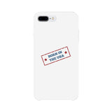 Born In The Usa White Phone Case