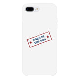 Born In The Usa White Phone Case
