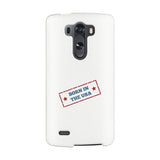 Born In The Usa White Phone Case