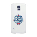 Home Of The Brave White Phone Case